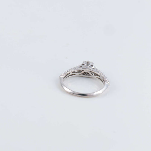 Bague 52 Bague Solitaire ajourée 58 Facettes 1