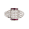 Bague Bague platine, diamants 58 Facettes 1