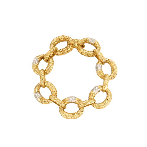 Bracelet VAN CLEEF & ARPELS - Bracelet Or jaune Diamants 58 Facettes