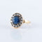 Bague 51.5 Bague Marguerite Saphir Diamants 58 Facettes 1