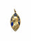 Pendentif Médaille ancienne en or, Vierge Marie, et émail plique-à-jour 58 Facettes