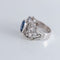 Bague 53 Bague Arabesque Saphir bleu exceptionnel 58 Facettes 1