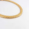 Collier Collier Or jaune poli et texturé 58 Facettes 1