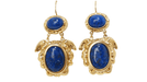 Boucles d'oreilles Boucles d'Oreilles Cabochon Lapis Lazuli 58 Facettes 29893