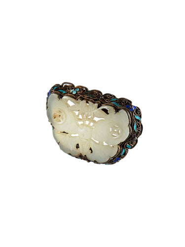 Broche BROCHE ANCIENNE "PAPILLON" ARGENT & BAKELITE 58 Facettes BO/130060