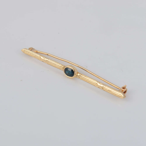 Broche Broche barrette Saphir 58 Facettes 1