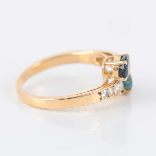 Bague 51 Bague Toi & Moi Saphirs 58 Facettes 1