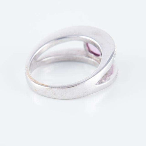 Bague 56.5 Bague double corps Saphir rose 58 Facettes HS2436