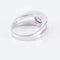 Bague 56.5 Bague double corps Saphir rose 58 Facettes HS2436