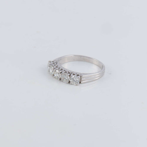 Bague 52 Bague alliance 5 Diamants 58 Facettes 1