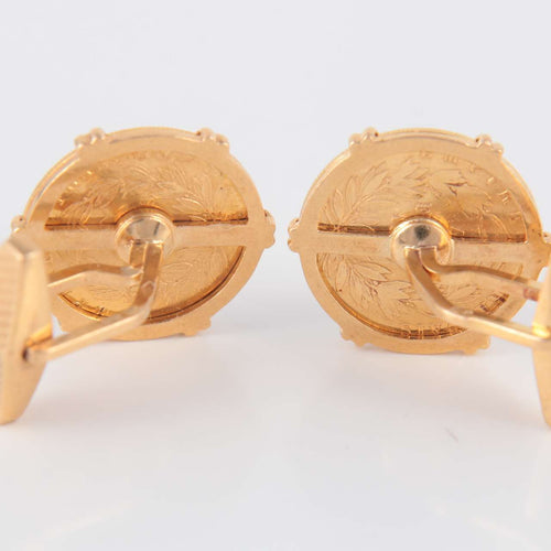 Boutons de manchette Boutons de manchette Porte-pièce 10 Francs 58 Facettes 1