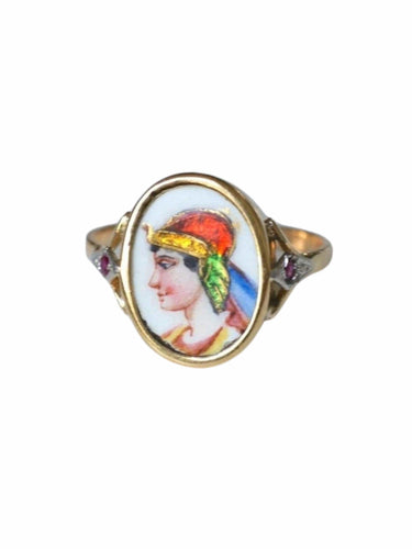 Bague Bague Art Déco Egyptomania 58 Facettes