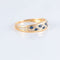 Bague 56 Bague Serpentine Saphirs 58 Facettes JE 237
