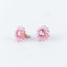 Boucles d'oreilles Boucles d'oreilles style Marguerite Saphirs roses 58 Facettes B1969