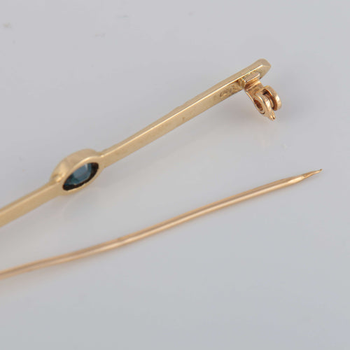 Broche Broche barrette Saphir 58 Facettes 1