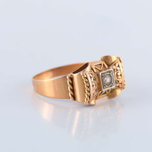 Bague 61 Bague Pont pierre blanche 58 Facettes 145