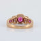 Bague Bague Vintage Or jaune Rubis Diamant 58 Facettes 1