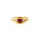 Bague 50 Bague Or jaune Rubis Diamants 58 Facettes