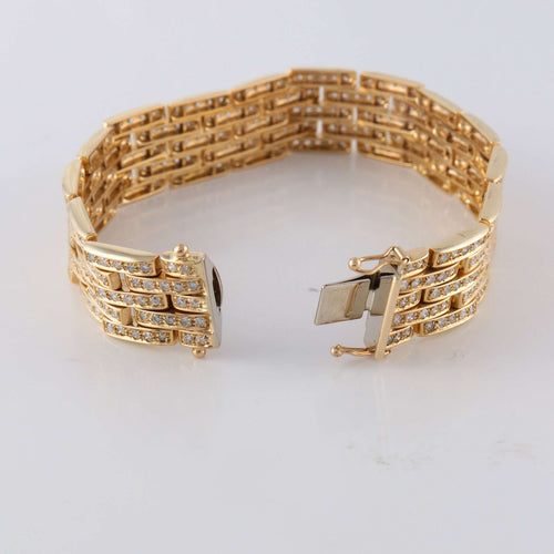 Bracelet Bracelet Grains de riz pavage Diamants 58 Facettes 1