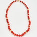 Collier Collier or jaune billes de corail 58 Facettes DV0362-3