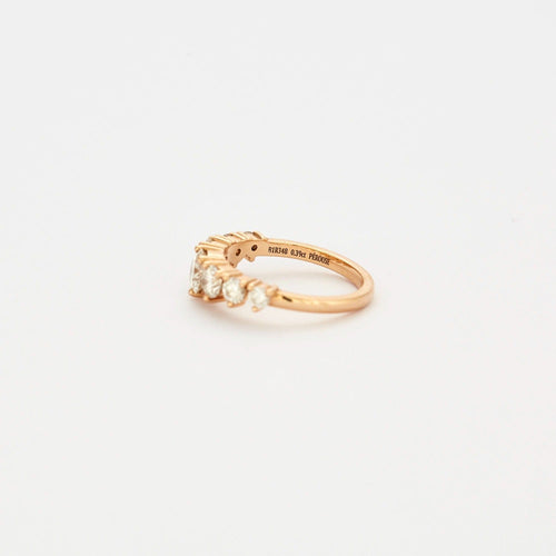 Bague PEROUSE - COPACABANA   Bague en or rose et diamants 58 Facettes DV0521-2