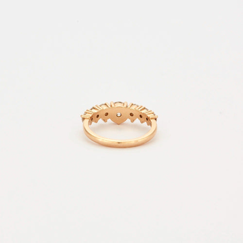 Bague PEROUSE - COPACABANA   Bague en or rose et diamants 58 Facettes DV0521-2