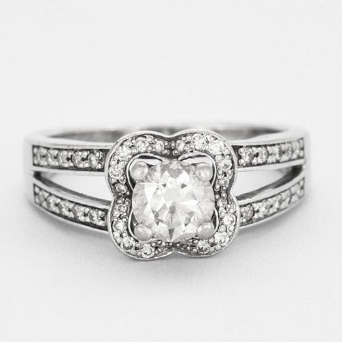 Bague MAUBOUSSIN - Chance of Love n°5 - Bague en or gris et diamants 58 Facettes DV0524-1