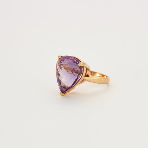 Bague Bague or jaune et Améthyste 58 Facettes DV0538-8