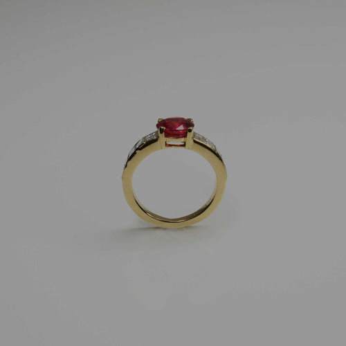 Bague VAN CLEEF & ARPELS - Bague Spinelle rouge orangé 58 Facettes DV0438-2