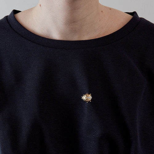 Broche Broche coccinelle en or jaune et or gris Saphir et Diamants 58 Facettes DV0534-8