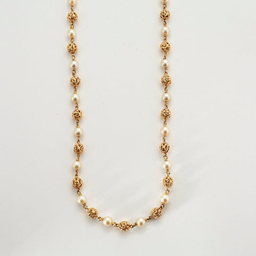 Collier Collier composé de perles en or jaune 58 Facettes DV0534-9