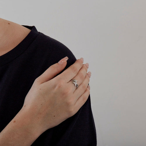 Bague MAUBOUSSIN - A jamais mon étoile   Bague en or gris Diamants 58 Facettes DV0534-11