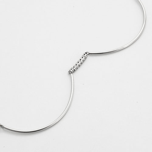 Bracelet MAUBOUSSIN - Trois grains d'amour  Bracelet en or gris et diamants 58 Facettes DV0534-12