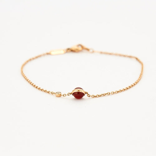 Bracelet PIAGET - POSSESSION  Fin Bracelet en or rose et cornaline 58 Facettes DV0540-1