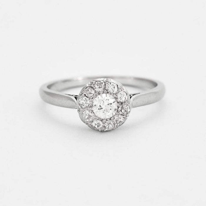 Bague Bague en platine diamants 58 Facettes DV0547-1