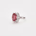 Bague Bague cocktail en or gris Tourmaline et diamants 58 Facettes DV0551-3