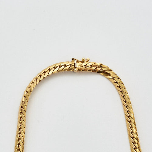 Collier Collier en or jaune, rubis et diamants. 58 Facettes DV0463-5