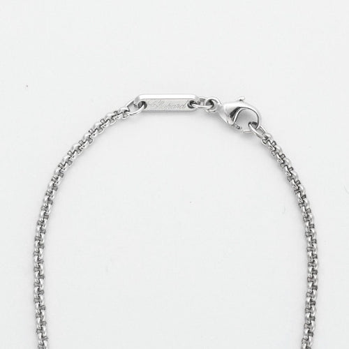 Collier Chopard Happy Diamonds- Collier Or gris et diamant 58 Facettes DV1919-2