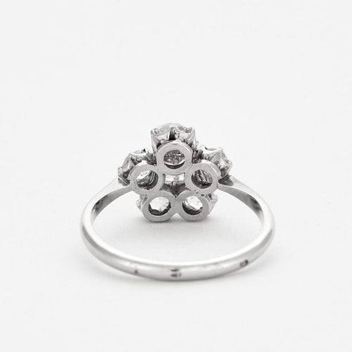 Bague Bague Fleur or et diamants 58 Facettes DV0569-14
