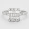 Bague 54 Bague en or gris et diamants. 58 Facettes DV0569-21