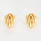 Boucles d'oreilles Boucles d'oreilles en or jaune godronné. 58 Facettes DV1453-5