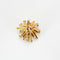 Broche Broche Clip Fleur - Or jaune diamants saphirs et émeraudes 58 Facettes DV0554-1