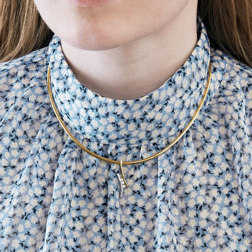 Collier Collier réversible deux ors et diamants 58 Facettes DV0574-6