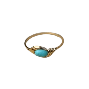 Bague Bague fine ciselée Turquoise 58 Facettes Ref1772