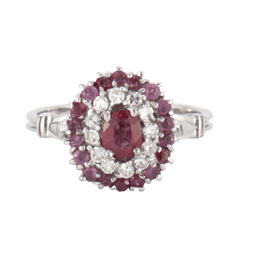 Bague Bague Rubis Diamants 58 Facettes 3104