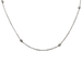 Collier Collier en Or blanc, Diamants 58 Facettes
