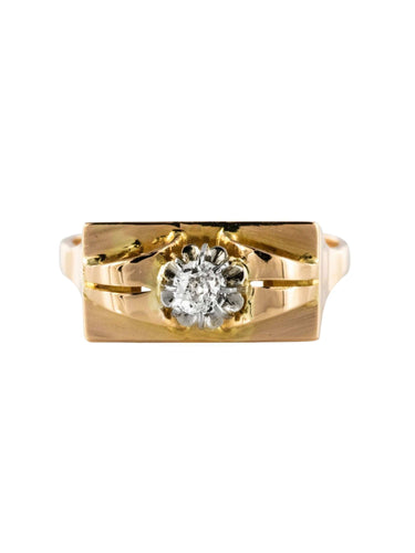Bague 54 Bague diamant tank 58 Facettes 19-525A-54