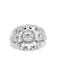 Bague 62 Bague dôme diamants baguettes 58 Facettes 20-589-59