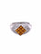 Bague 53 Bague en Or Citrine et Diamants 58 Facettes
