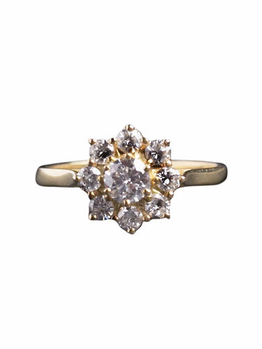 Bague Oui Bague Marguerite or jaune et diamants 58 Facettes 1557